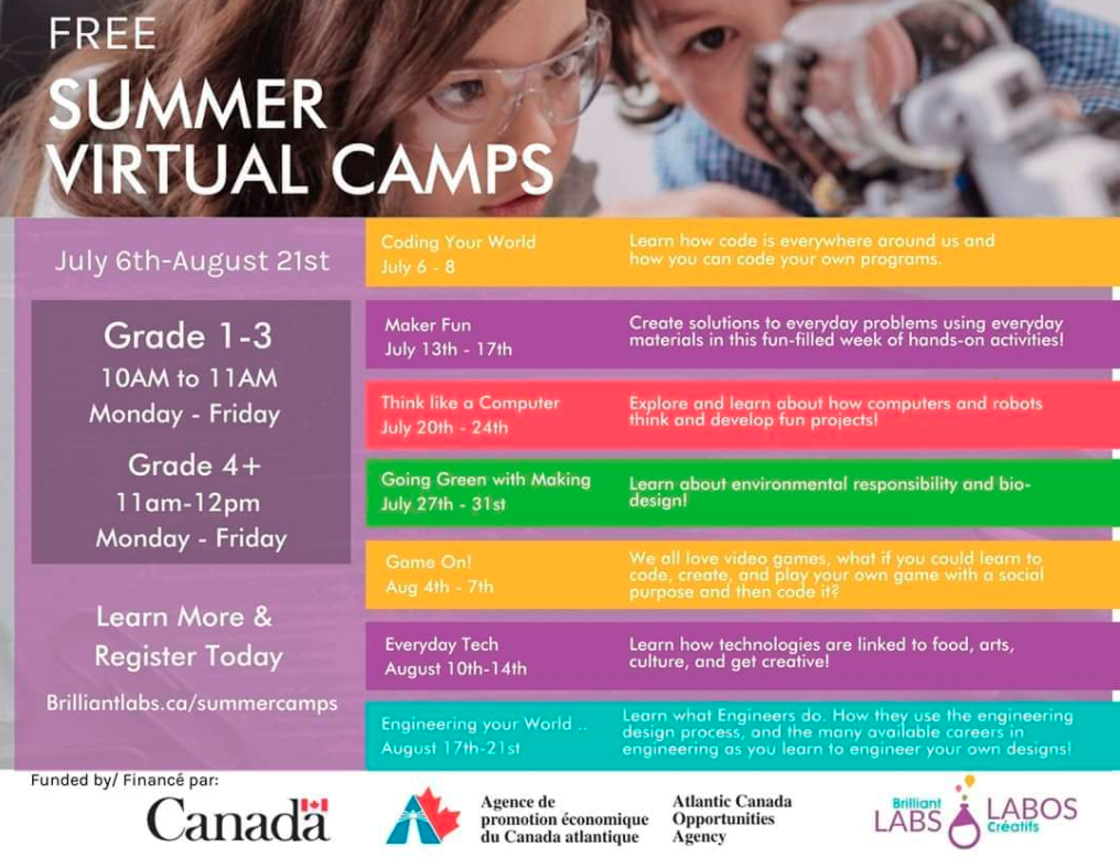 Free Virtual SUMMER CAMP