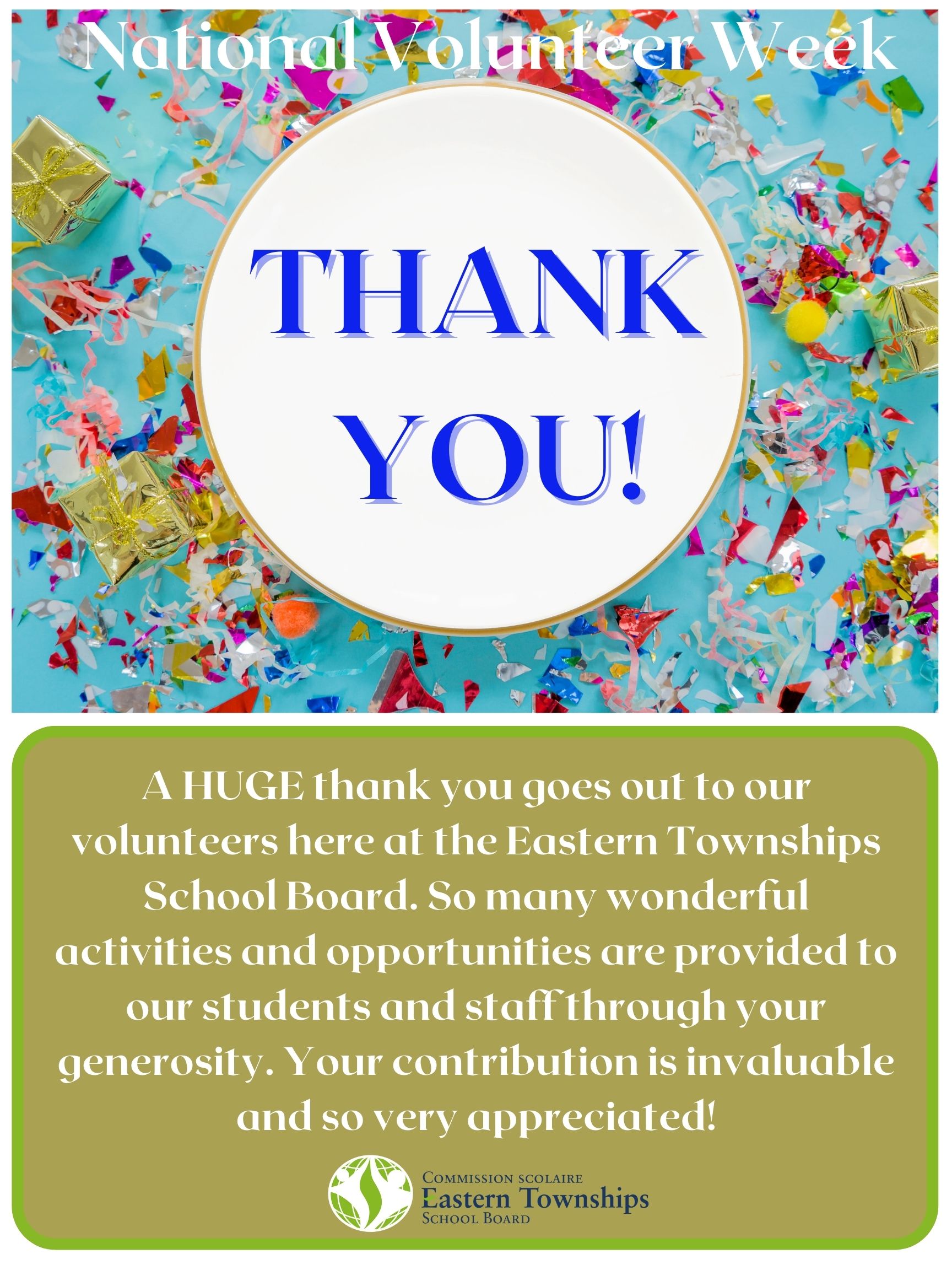 Volunteer's Week! Volunteer's Week!